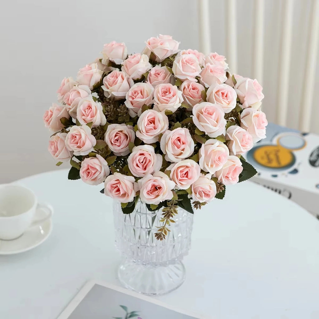 Artificial Silk Rose Bouquet – Wedding & Home Décor Gift Artificial Flower Bouquet Babs