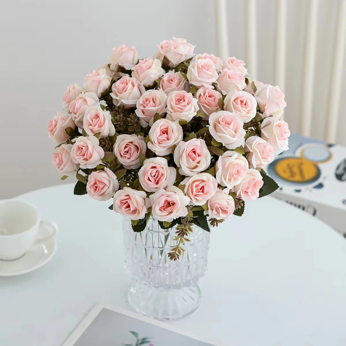 Artificial Silk Rose Bouquet – Wedding & Home Décor Gift Artificial Flower Bouquet Babs