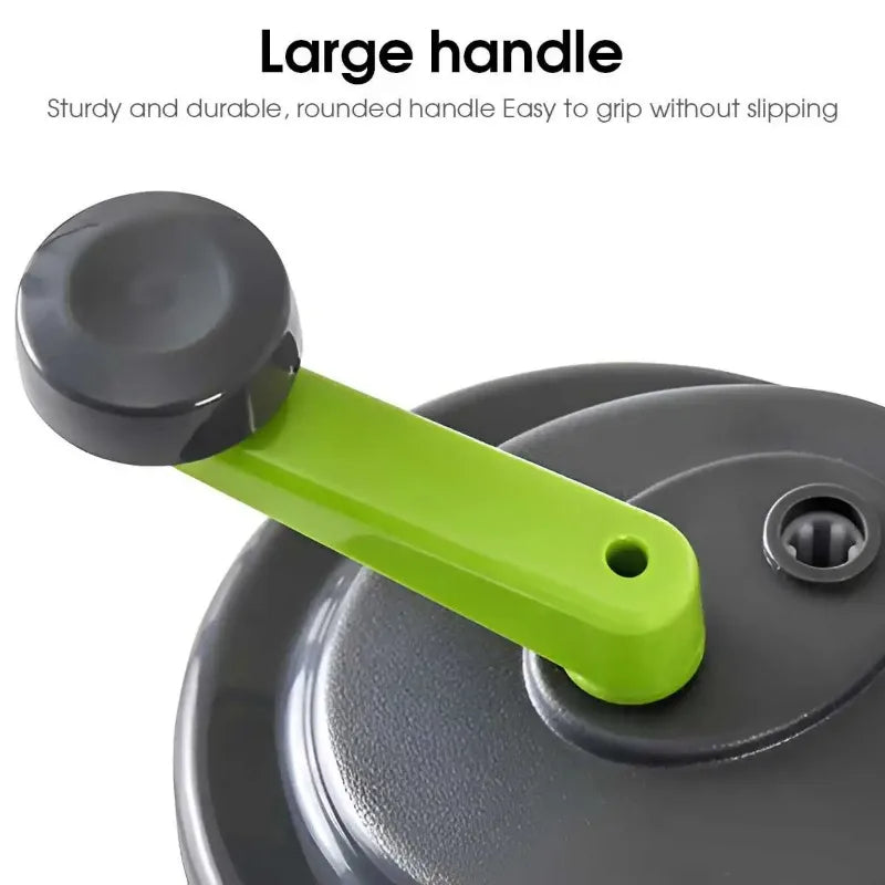 Manual Food Chopper & Garlic Press – 520/900ML Veggie Cutter Manual Food Chopper Babs