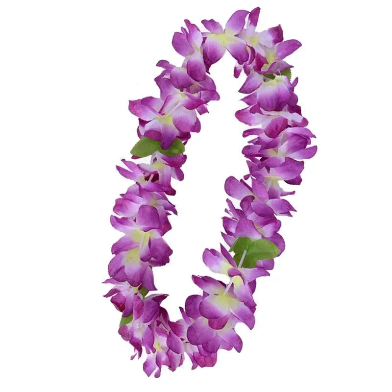 Hawaiian Artificial Flower Lei Necklace – Party & Wedding Garland Flower Lei Necklace Babs 1 (15)