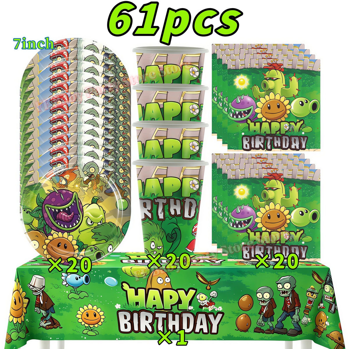 Plants vs. Zombies Birthday Party Decoration Kit