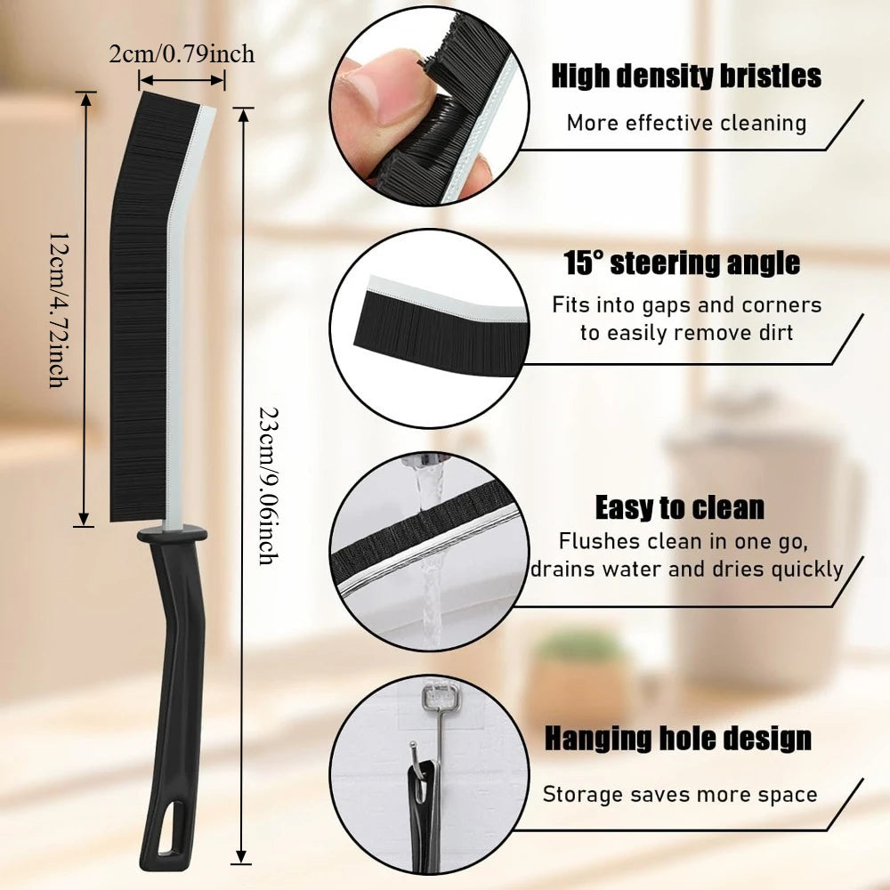 Hard Bristle Crevice Brush – Grout, Tile, Kitchen & Bath Crevice Cleaning Brush Babs