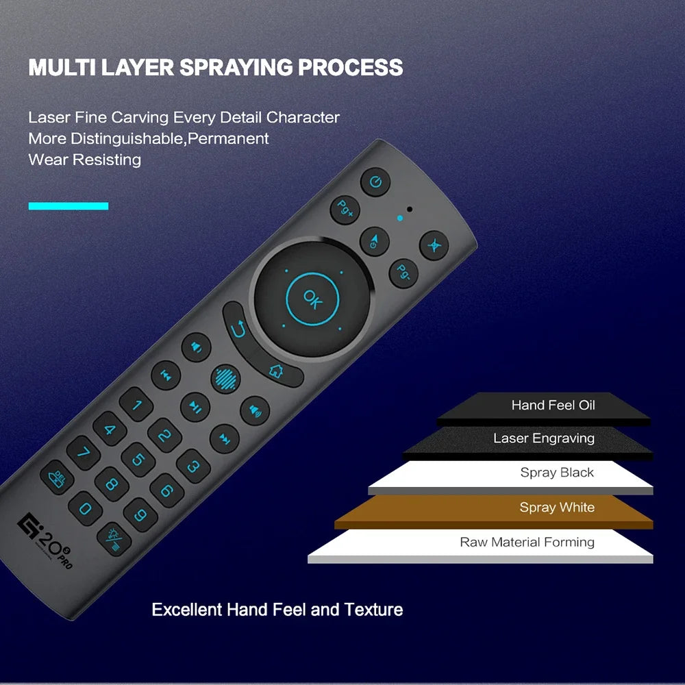 KEBIDUMEI G20S Pro BT Voice Air Mouse Remote | 2.4G Wireless Air Mouse Remote Babs