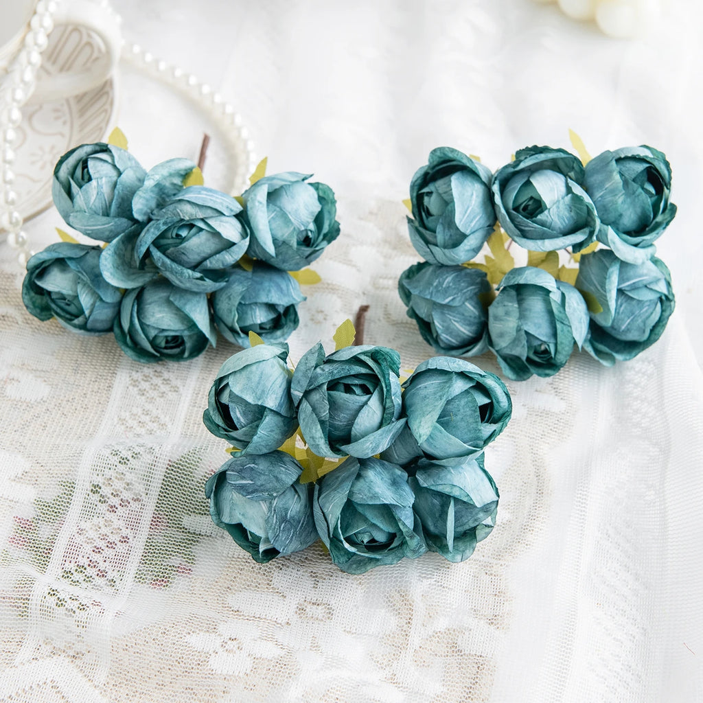 Silk Artificial Carnation Mini Bouquet – Wedding & Home Decor Artificial Silk Flowers Babs