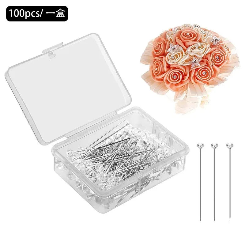 Crown Butterfly Stickers – Bouquet & Party Decor Ornament Party Decor Ornament Babs 100Pcs