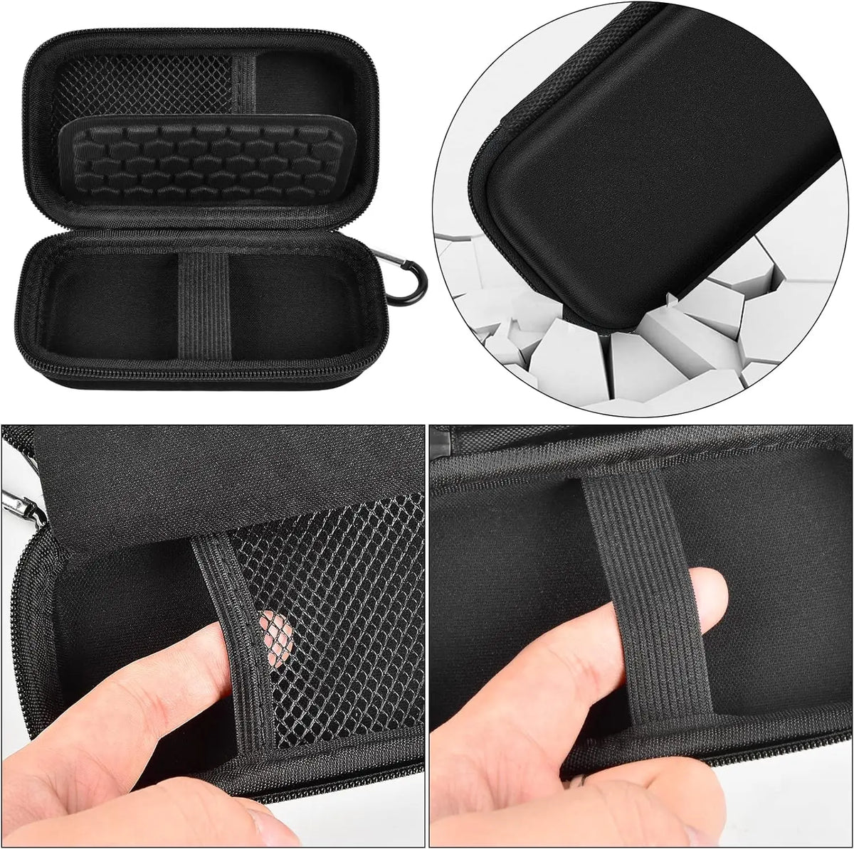 Hard Case for SanDisk Extreme PRO Portable SSD & Crucial X8 SSD Carrying Case Babs
