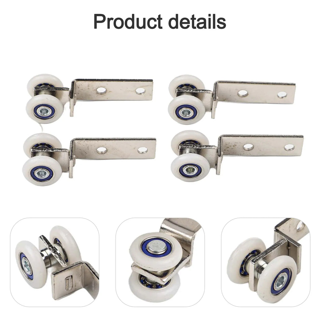 Sliding Door Pulley Block – Metal Bearing Curtain Rail Track Door Track Pulley Babs