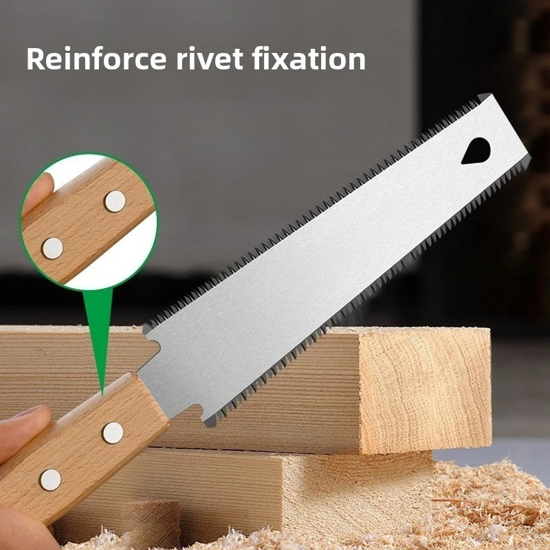 Handheld Pull Saw – Fine Tooth SK5 Steel Wood Saw, 30.5cm Hand Saw Babs