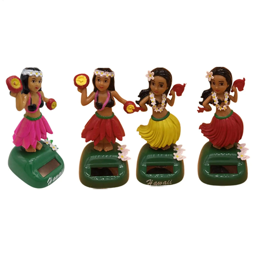 Hawaiian Girl Solar Dancing Bobblehead Car Dashboard Decor Solar Dancing Bobblehead Babs