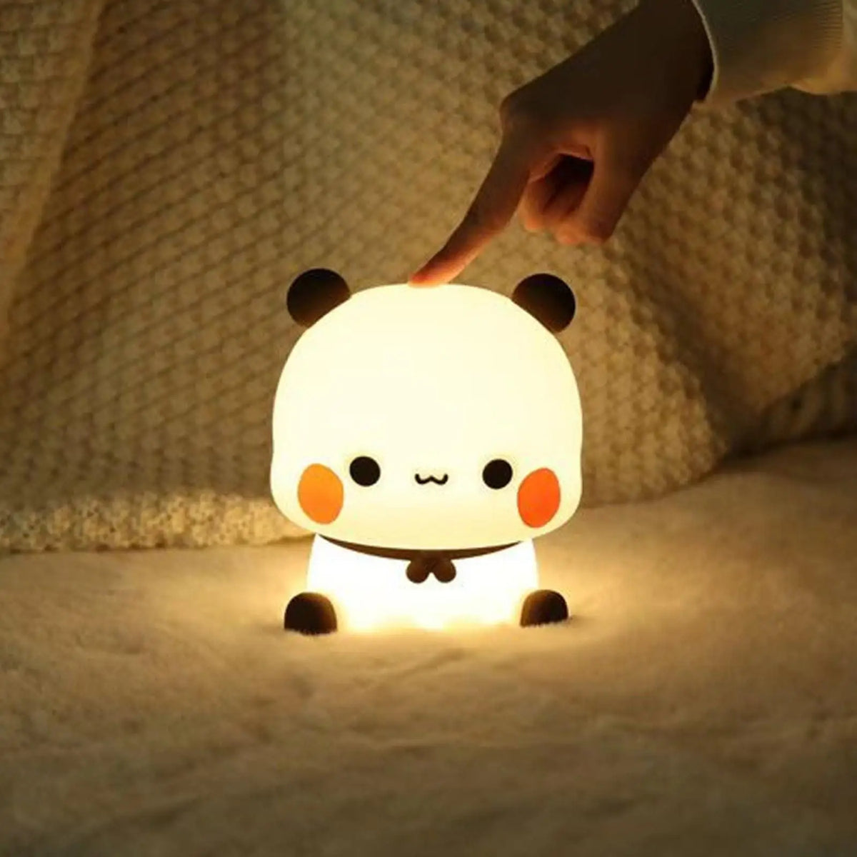 Cute Animal Silicone LED Night Light – Dimmable Touch Lamp for Kids Kids Night Light Babs
