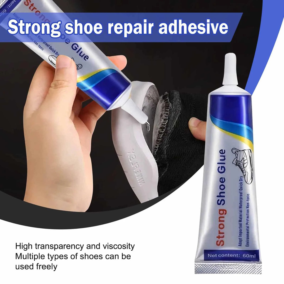 Waterproof Shoe Glue – Strong Adhesive for Boots & Leather Shoe Repair Adhesive Babs