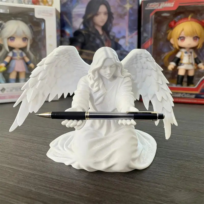 3D Printed Angel Pen Stand & Desktop Organizer | Gift Idea Desktop Pen Organizer Babs