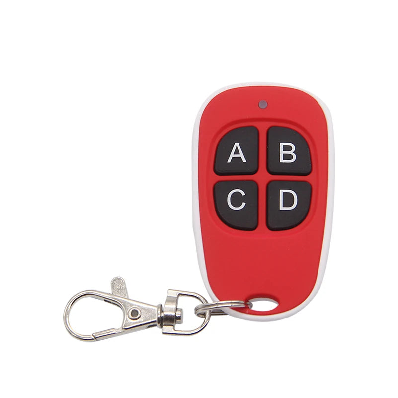 Universal 433MHz 4-Key Garage Door Remote Duplicator Remote Control Duplicator Babs Red China Mainland