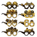 6pcs Black Gold 60th Birthday Water Bottle Labels & Stickers Birthday Party Stickers Babs Ivory As picture show
