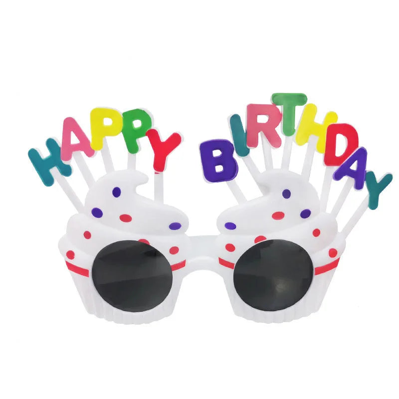 Funny Birthday Sunglasses Photo Props – Novelty Party Glasses Novelty Party Props Babs