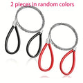 2-Pack Pocket Wire Saw – Survival Camping & Hiking Steel Saw Survival Wire Saw Babs Under 100mm
