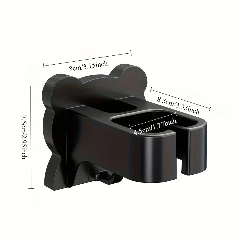 Wall Mounted Hair Dryer Holder – No-Drill Bathroom Rack Bathroom Storage Rack Babs