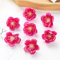 Artificial Silk Sakura Flower Heads – Wedding & Home Décor Artificial Flower Heads Babs Rose Red 20 pcs
