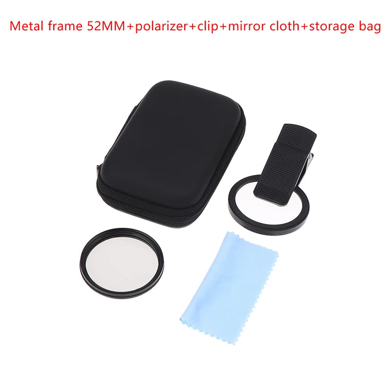 Clip-On CPL Polarizer Lens Filter for Smartphones | HD Mobile Camera Filter Babs A4