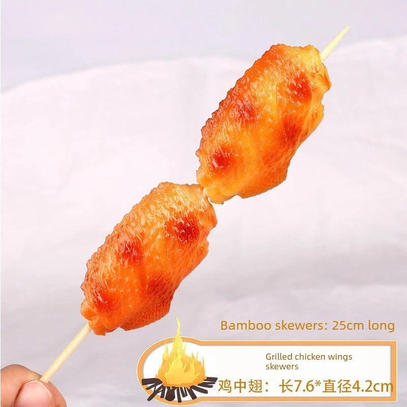 Realistic Fake BBQ Skewer Model – Display Prop & Home Decor Fake Food Prop Babs A