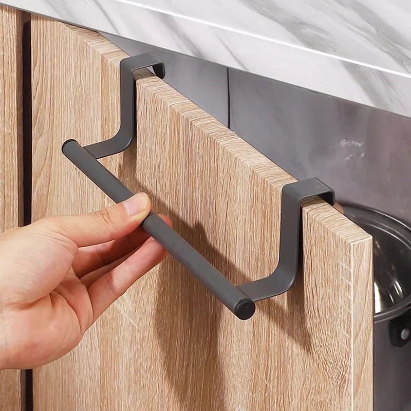 Stainless Steel Under-Sink Towel Rack & Organizer Under-Sink Towel Rack Babs