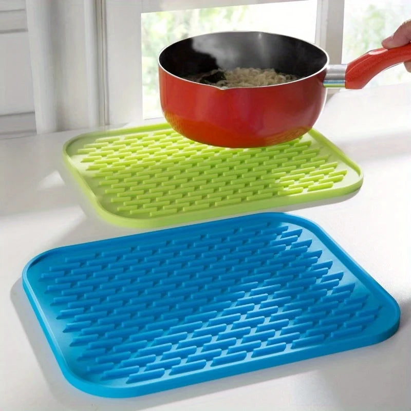 Silicone Pot Mat – Heat Resistant Non-Slip Kitchen Placemat Silicone Pot Mat Babs