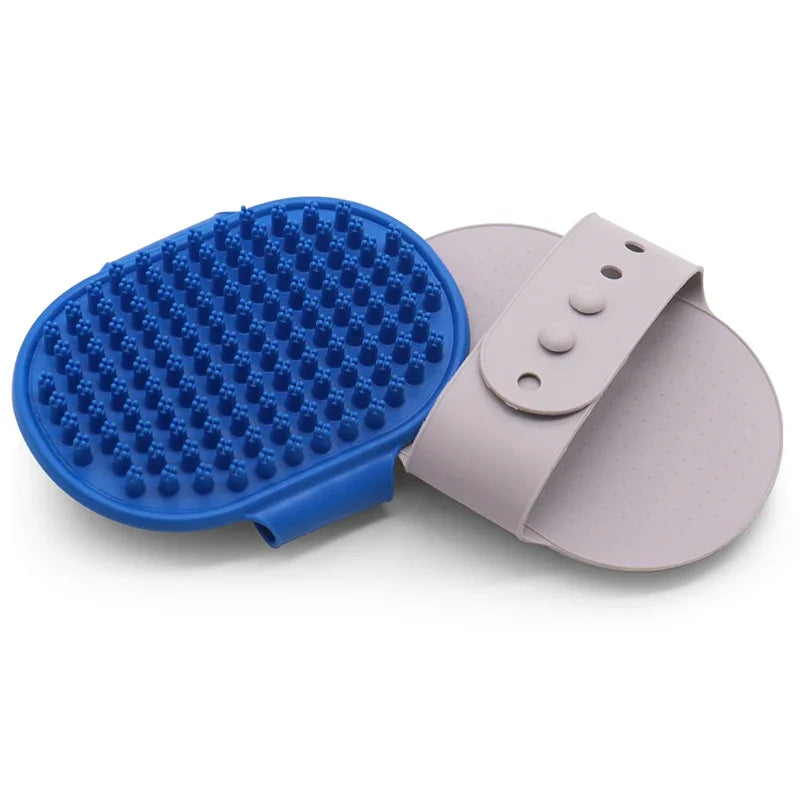 Pet Grooming Rubber Bath Brush – Shedding Comb for Dogs & Cats Pet Grooming Brush Babs