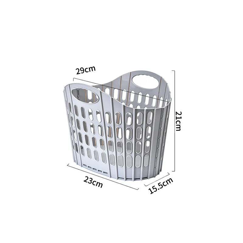 Foldable Wall-Mounted Laundry Basket – Space-Saving Organizer Laundry Basket Babs 1Pc-S
