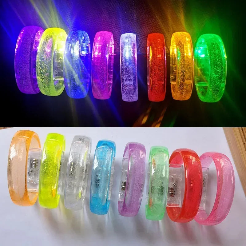20pc Glow LED Bracelets – Party Favors for Kids & Adults LED Party Bracelets Babs
