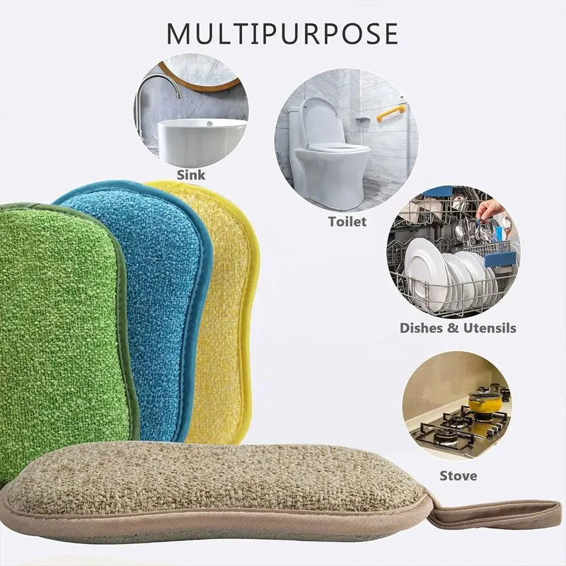 Colorful Double-Sided Kitchen Scrub Sponges | Dishes & Sinks Kitchen Scrub Sponges Babs