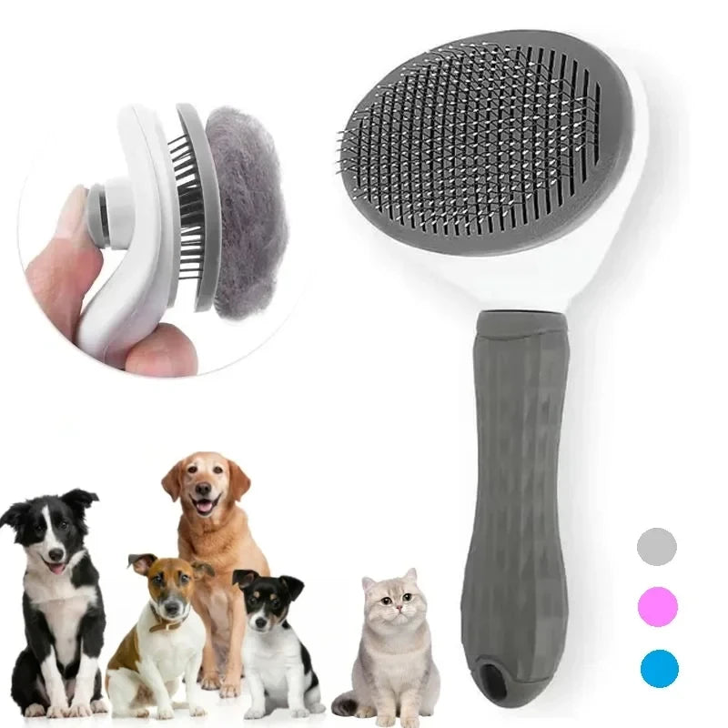 Pet Slicker Brush – Cat & Dog Hair Removal Grooming Comb Pet Grooming Brush Babs