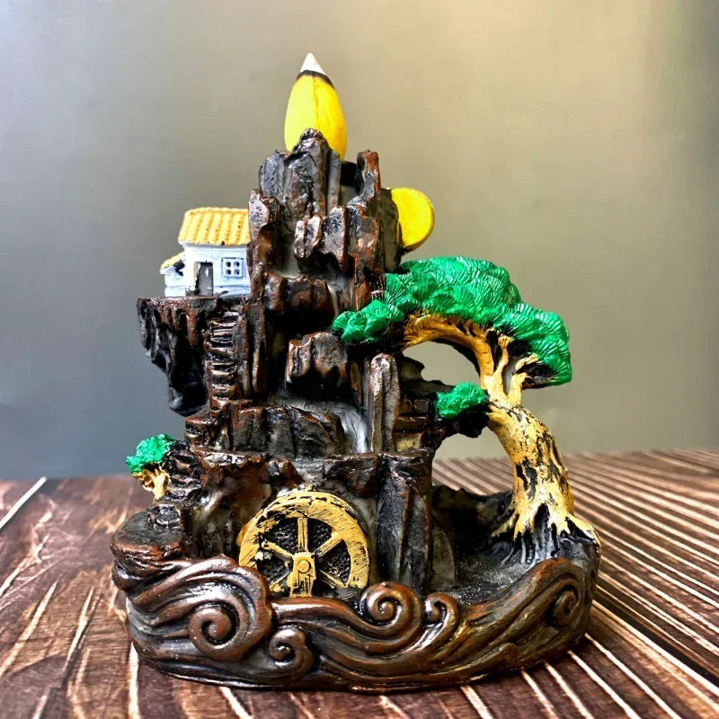 Resin Backflow Incense Burner – Modern Home Décor Gift Incense Burner Babs