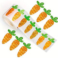 500Pcs Glitter Carrot Easter Stickers – Party & Gift Labels Easter Craft Stickers Babs Carrot Others