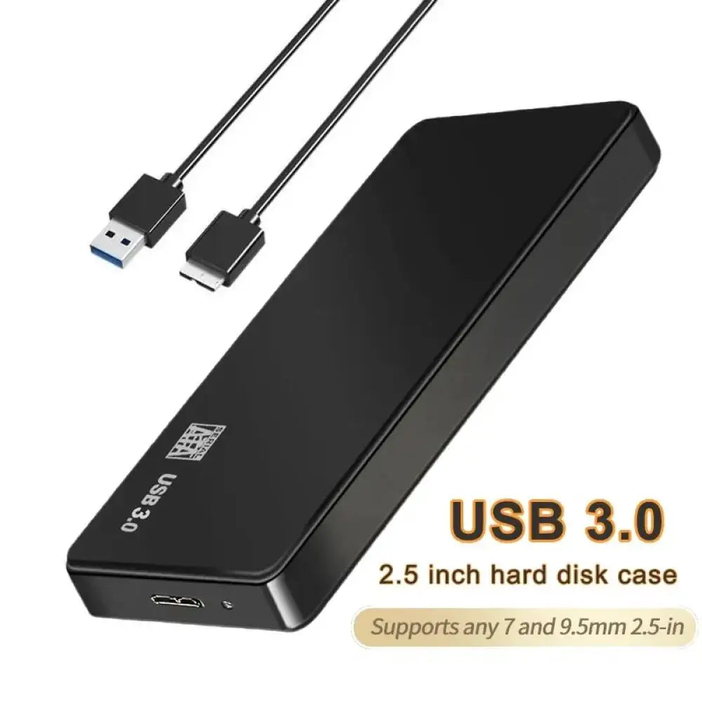 USB 3.0 2.5" SATA HDD SSD External Hard Drive Enclosure | 5Gbps Hard Drive Enclosure Babs