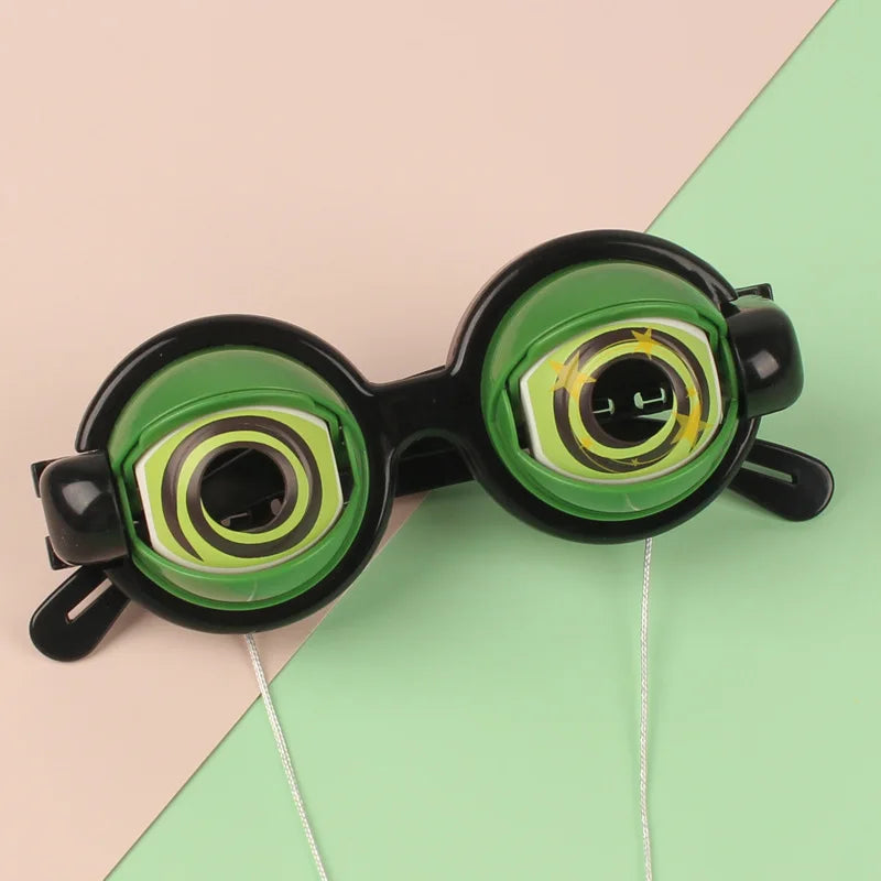 Halloween Crazy Eye Glasses – Funny Novelty Party Prop for Kids Novelty Party Glasses Babs Green-1Pairs