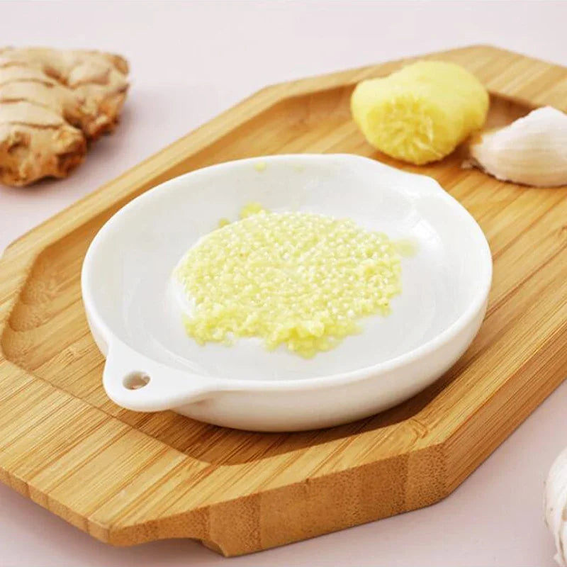 Ceramic Garlic & Ginger Hand Grinder – Porcelain Masher Ceramic Garlic Grinder Babs
