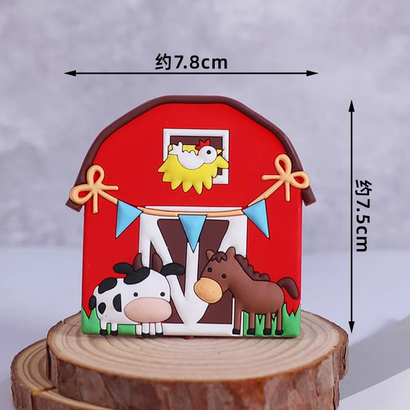 Farm Animal Cake Toppers – Lambs, Ponies, Piglets & More Cake Topper Set Babs Deep Sapphire