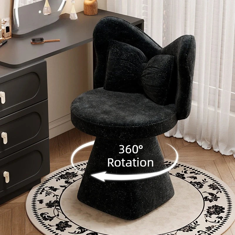 Butterfly Makeup Swivel Stool – Modern Luxury Bedroom Chair Vanity Swivel Stool Babs
