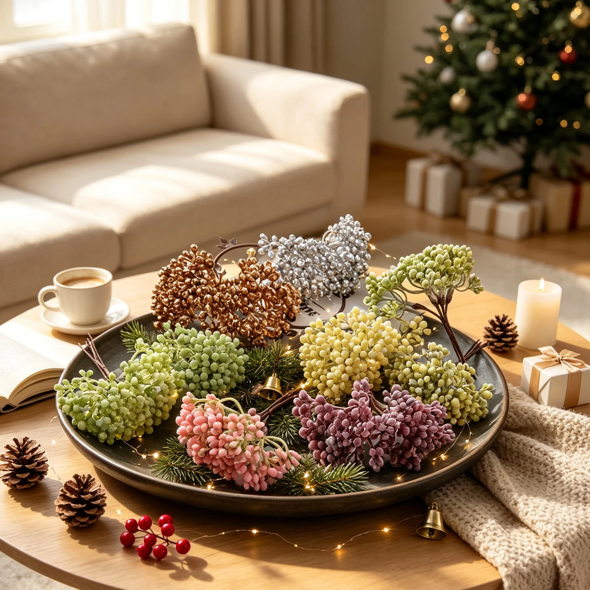 Artificial Flower Stamens 1–5 Pcs | Wedding & Holiday Décor Artificial Floral Stamens Babs