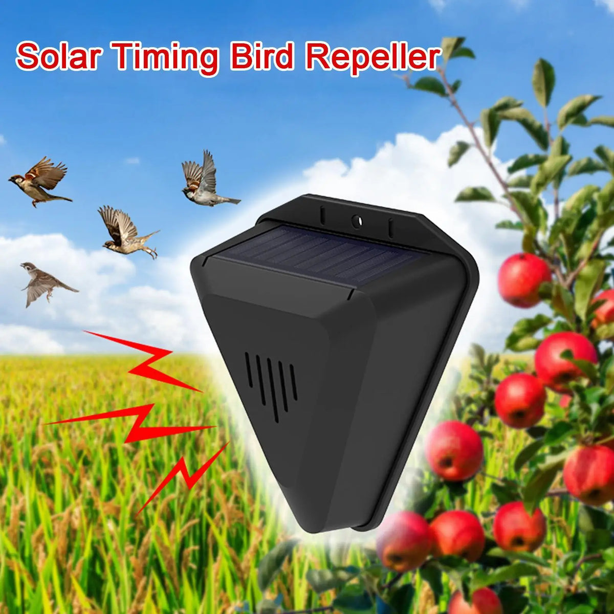 Solar Animal Repeller – Bird & Pest Deterrent for Garden Solar Animal Repeller Babs