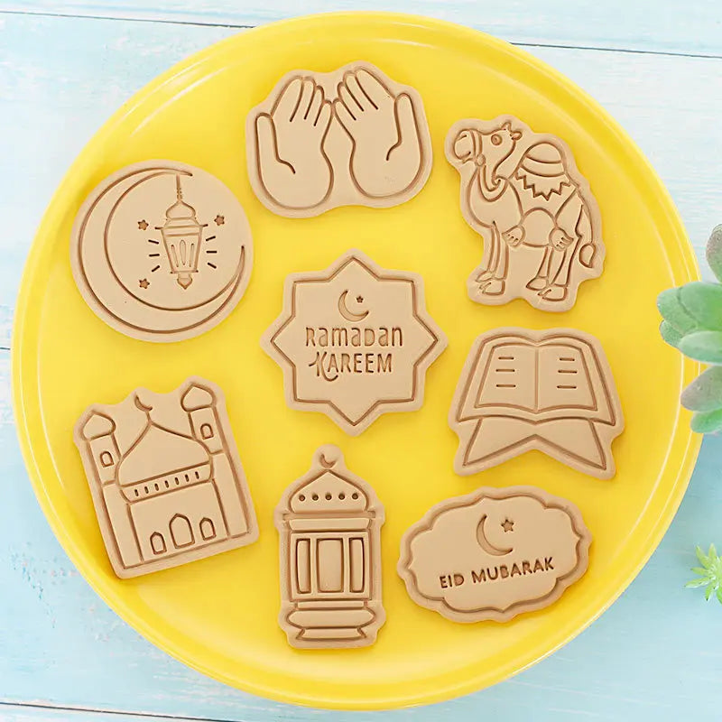 Eid Mubarak & Ramadan Cookie Cutter Set – Islamic Baking Molds Cookie Cutter Set Babs