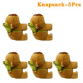 Capybara Slap Snap Bracelet Plush Wristband Kids Gift Snap Wristband Toy Babs B-5PCS