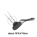 Indoor Loop Rabbit Antenna VHF UHF HDTV Analog Digital Signal Indoor TV Antenna Babs 1PC