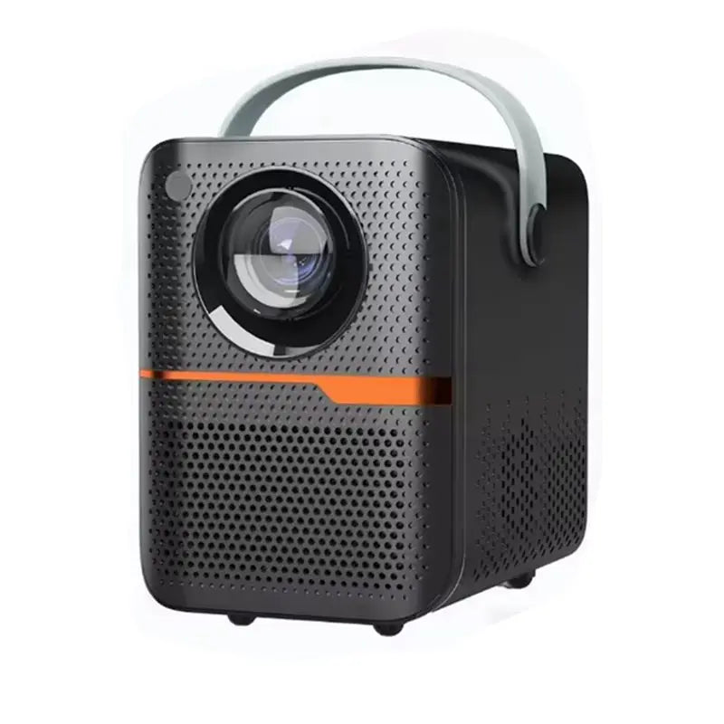 4K Android Smart Mini Projector | WiFi Bluetooth 1080P Home Theater Smart Mini Projector Babs Black
