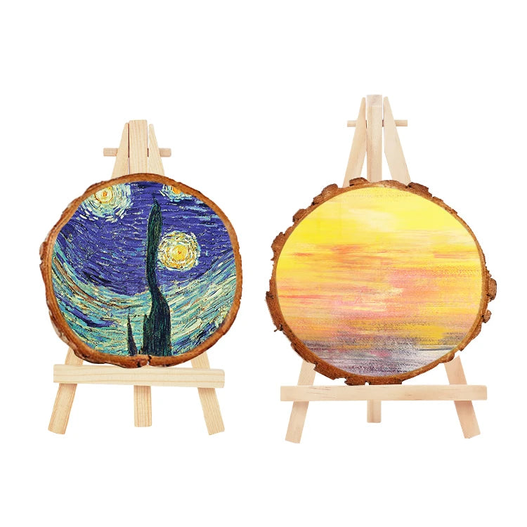 5-Pack Wooden Mini Easel Stands for Wedding, Photo & Art Display Mini Easel Stand Babs