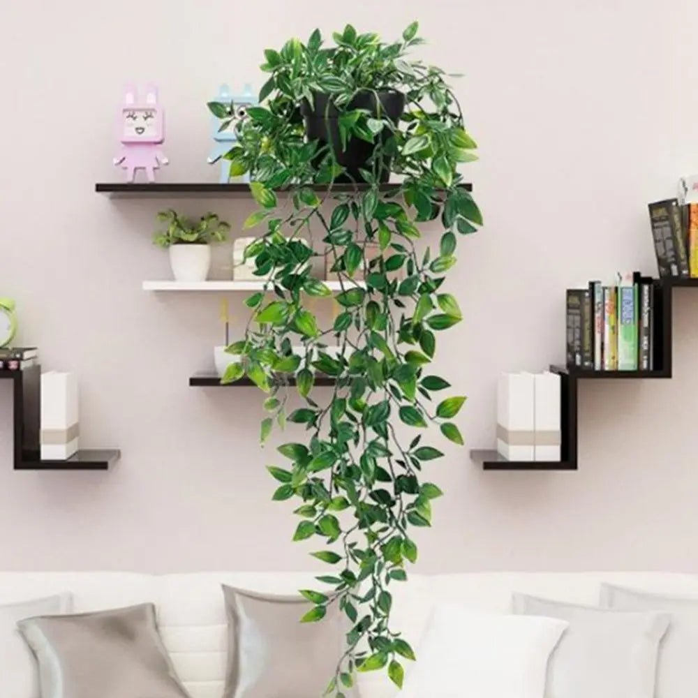Artificial Ivy Plant with Pot – Wall Hanging Vine Decor Artificial Vine Plant Babs