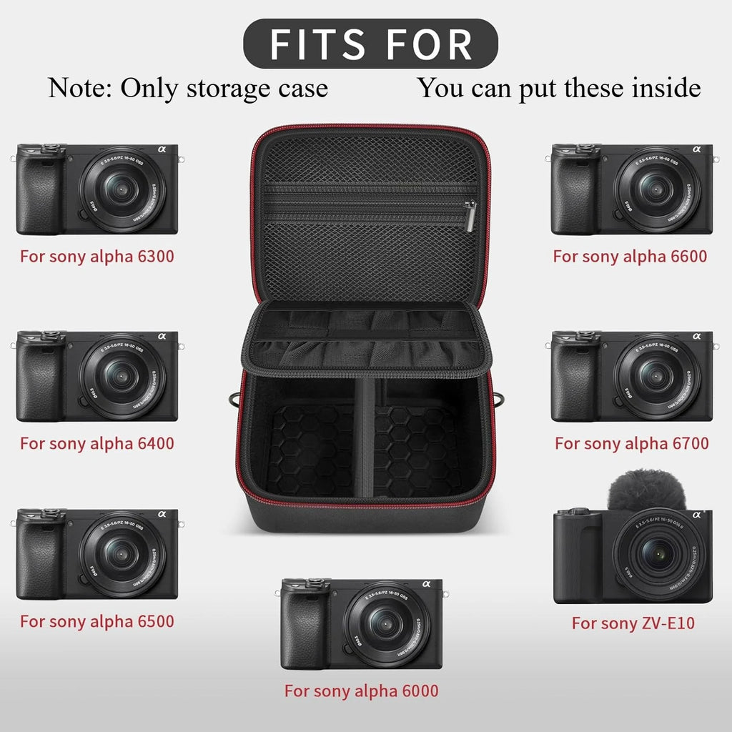Hard Camera Case for Sony ZV-E10 A6400 A6000 – Paiyule Camera Case Bag Babs