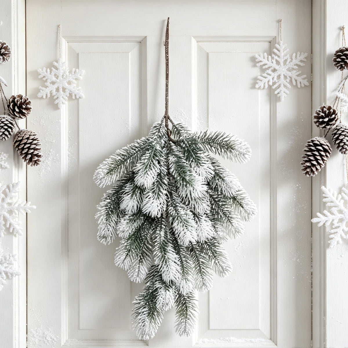 Artificial Pine Needle Rattan Vine – Christmas & Wedding Decor Artificial Vine Decor Babs