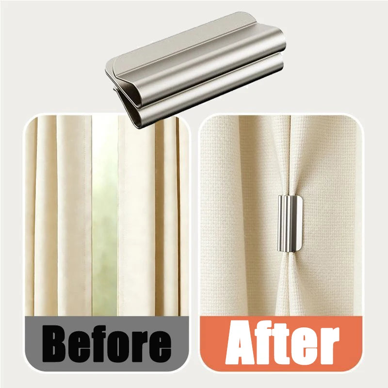 Magnetic Curtain Clips – Block Light & Keep Drapes Closed Curtain Clips Babs