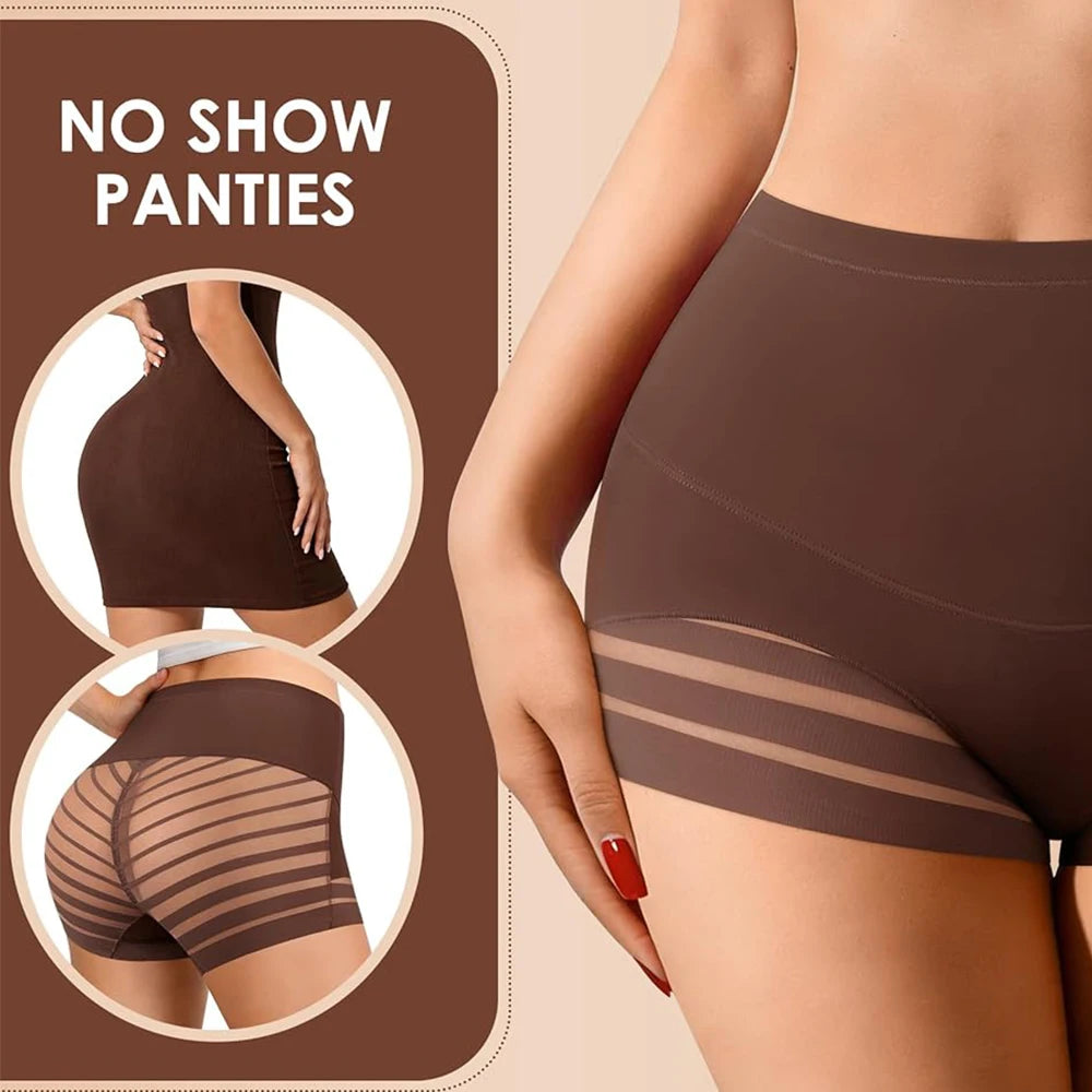 Women's High Waist Tummy Control Boyshort Shapewear Panties Shapewear Boyshorts Babs